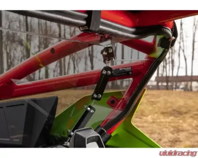SuperATV Standard Polycarbonate Rear Windshield - Dark Tint Polaris RZR Pro R 2-Door 2022+ - RWS-P-PROR-71