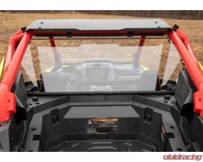 SuperATV Standard Polycarbonate Rear Windshield - Clear Polaris RZR Pro R 2-Door 2022+ - RWS-P-PROR-75