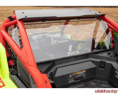SuperATV Standard Polycarbonate Rear Windshield - Clear Polaris RZR Pro R 2-Door 2022+ - RWS-P-PROR-75