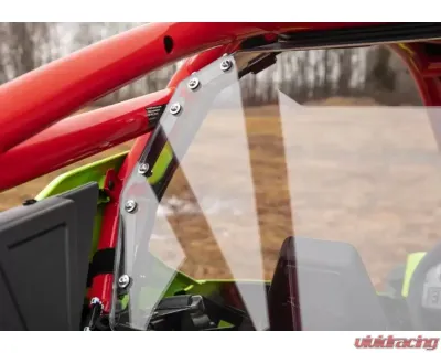 SuperATV Standard Polycarbonate Rear Windshield - Clear Polaris RZR Pro R 2-Door 2022+ - RWS-P-PROR-75