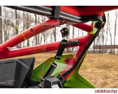 SuperATV Standard Polycarbonate Rear Windshield - Clear Polaris RZR Pro R 2-Door 2022+ - RWS-P-PROR-75