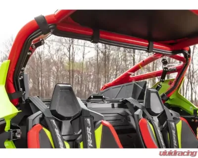SuperATV Standard Polycarbonate Rear Windshield - Clear Polaris RZR Pro R 2-Door 2022+ - RWS-P-PROR-75