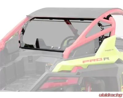 SuperATV Standard Polycarbonate Rear Windshield - Clear Polaris RZR Pro R 2-Door 2022+ - RWS-P-PROR-75