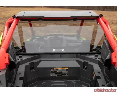 SuperATV Standard Polycarbonate Rear Windshield - Light Tint Polaris RZR Pro R 2-Door 2022+ - RWS-P-PROR-76