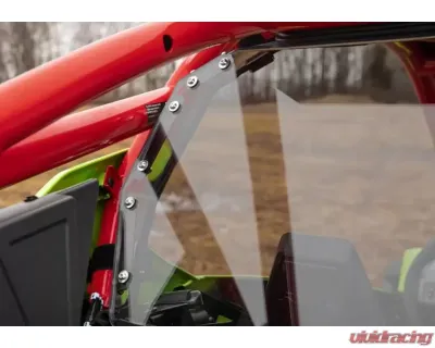 SuperATV Standard Polycarbonate Rear Windshield - Light Tint Polaris RZR Pro R 2-Door 2022+ - RWS-P-PROR-76