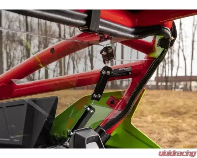 SuperATV Standard Polycarbonate Rear Windshield - Light Tint Polaris RZR Pro R 2-Door 2022+ - RWS-P-PROR-76