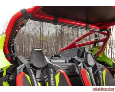 SuperATV Standard Polycarbonate Rear Windshield - Light Tint Polaris RZR Pro R 2-Door 2022+ - RWS-P-PROR-76