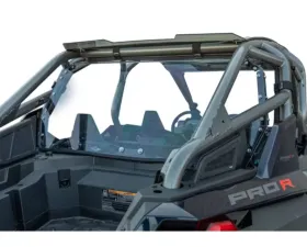 SuperATV Standard Polycarbonate Rear Windshield - Clear Polaris RZR Pro R 4-Door 2022+