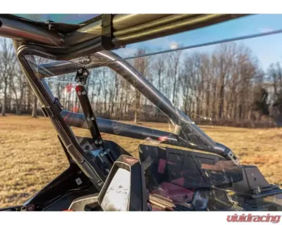 SuperATV Standard Polycarbonate Rear Windshield - Clear Polaris RZR Pro R 4-Door 2022+ - RWS-P-PROR4-75