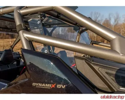 SuperATV Standard Polycarbonate Rear Windshield - Clear Polaris RZR Pro R 4-Door 2022+ - RWS-P-PROR4-75