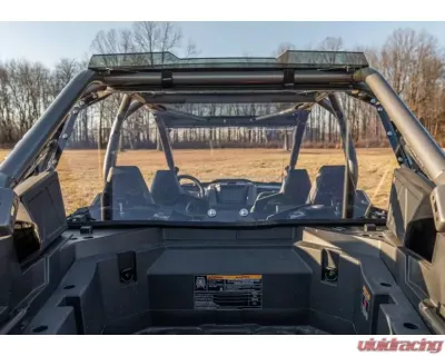 SuperATV Standard Polycarbonate Rear Windshield - Clear Polaris RZR Pro R 4-Door 2022+ - RWS-P-PROR4-75