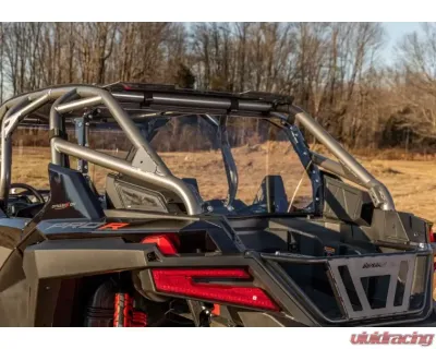 SuperATV Standard Polycarbonate Rear Windshield - Clear Polaris RZR Pro R 4-Door 2022+ - RWS-P-PROR4-75