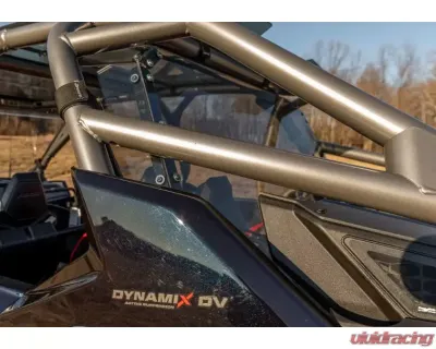 SuperATV Standard Polycarbonate Rear Windshield - Light Tint Polaris RZR Pro R 4-Door 2022+ - RWS-P-PROR4-76