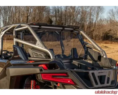 SuperATV Standard Polycarbonate Rear Windshield - Light Tint Polaris RZR Pro R 4-Door 2022+ - RWS-P-PROR4-76