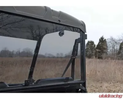 SuperATV  No Printed Light Tint Standard Polycarbonate Rear Windshield Polaris Ranger Midsize 2015+ - RWS-P-RANMID-76