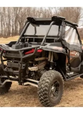 SuperATV Rear Vented Windshield Polaris RZR XP 1000 2014+                                     - RWS-P-RZR-1K-V-76 - Image 2