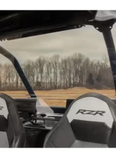 SuperATV Rear Vented Windshield Polaris RZR XP 1000 2014+                                     - RWS-P-RZR-1K-V-76 - Image 3