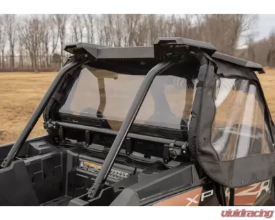 SuperATV Rear Vented Windshield Polaris RZR XP 1000 2014+ - RWS-P-RZR-1K-V-76