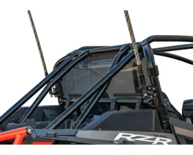 SuperATV Dark Tint Standard Polycabonate Rear Windshield Polaris RZR XP Turbo S 2018-2021