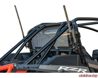 SuperATV Clear Standard Polycabonate Rear Windshield Polaris RZR XP Turbo S 2018-2021 - RWS-P-RZRXPTS-75