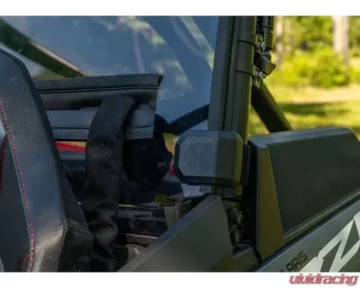 SuperATV Clear Standard Polycabonate Rear Windshield Polaris RZR XP Turbo S 2018-2021 - RWS-P-RZRXPTS-75