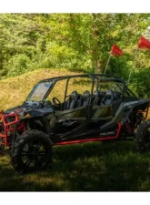 SuperATV Clear Standard Polycabonate Rear Windshield Polaris RZR XP Turbo S 2018-2021                                     - RWS-P-RZRXPTS-75 - Image 4