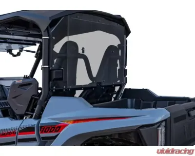 SuperATV Light Tint Scratch Resistant Rear Windshield Yamaha Wolverine RMAX2 1000 2021+ - RWS-Y-RMAX-76