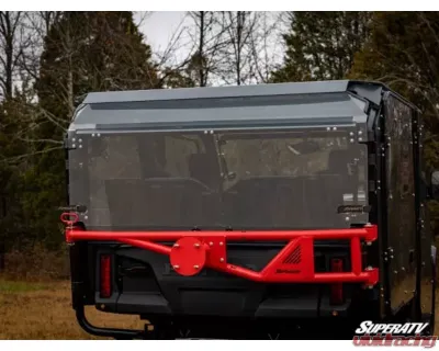 SuperATV Rear Windshield Honda Pioneer 1000 2016-2021 - RWS-H-PIO1K5-76