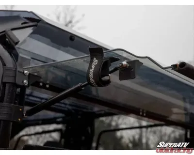 SuperATV Rear Windshield Honda Pioneer 1000 2016-2021 - RWS-H-PIO1K5-76