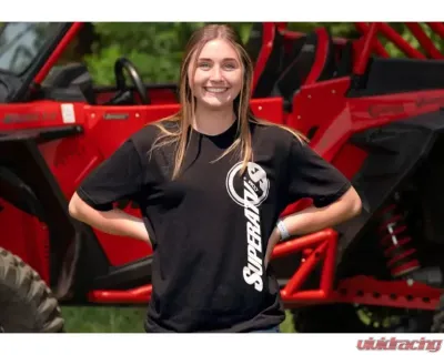 SuperATV Logo Unisex Black T-Shirt 3XL - SST-30-B-3XL