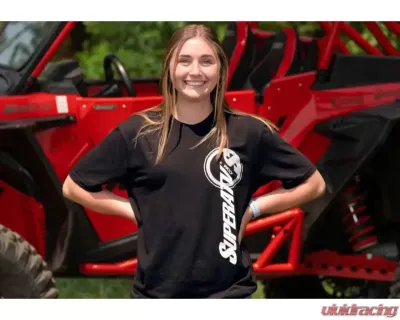 SuperATV Logo Unisex Black T-Shirt M - SST-30-B-M