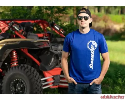 SuperATV Logo Unisex Royal Blue T-Shirt M - SST-30-DR-M