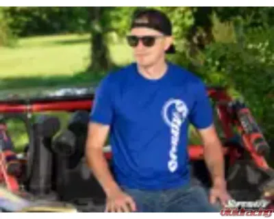SuperATV Logo Unisex Royal Blue T-Shirt M - SST-30-DR-M