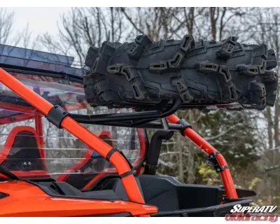 SuperATV Spare Tire Carrier Honda Talon 1000X-4 2020+ - STC-H-TALX4-01