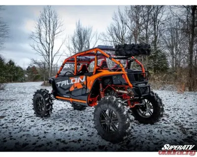 SuperATV Spare Tire Carrier Honda Talon 1000X-4 2020+ - STC-H-TALX4-01