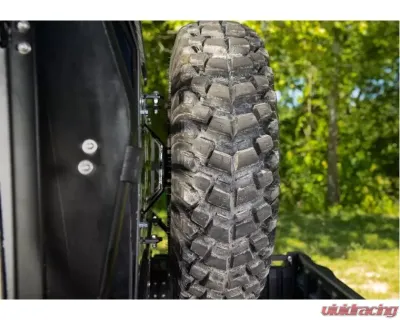 SuperATV Spare Tire Carrier Kawasaki Mule Pro 2016+ - STC-K-MULE-01