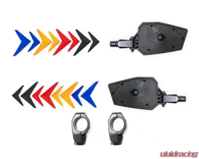 SuperATV Seeker Side View Mirrors Can-Am Maverick X3 2017+ - SVM-003