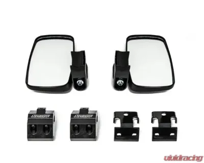 SuperATV Formed Cage View Mirrors Polaris Ranger 2013+ - SVM-P-RAN1K-02