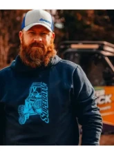SuperATV Navy UTV Front End Hoodie 2XL                                     - SWT-9-2XL - Image 4
