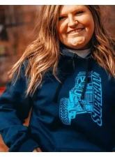SuperATV Navy UTV Front End Hoodie 2XL                                     - SWT-9-2XL - Image 2