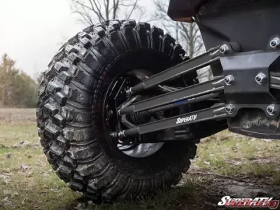 SuperATV 64" Boxed Radius Arms Black Can-Am Maverix X3 2017-2018 - RA-CA-X3-001-02