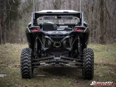 SuperATV 64" Boxed Radius Arms Black Can-Am Maverix X3 2017-2018 - RA-CA-X3-001-02
