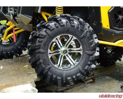 SuperATV Terminator Max Tire 30x10-14 w/ Black Bandit H-Series Wheel 4x156 PCD - TMAX301014-BAN14BL12