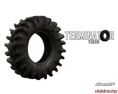 SuperATV Terminator Max Tire 30x10-14 w/ Black Bandit H-Series Wheel 4x156 PCD - TMAX301014-BAN14BL12