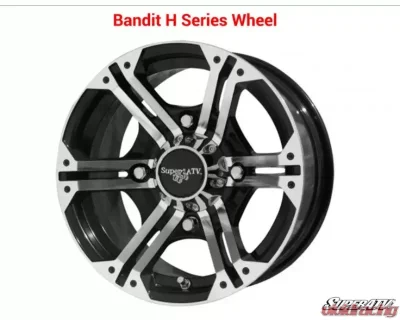 SuperATV Terminator Max Tire 30x10-14 w/ Black Bandit H-Series Wheel 4x156 PCD - TMAX301014-BAN14BL12