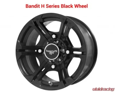 SuperATV Terminator Max Tire 30x10-14 w/ Black Bandit H-Series Wheel 4x156 PCD - TMAX301014-BAN14BL12