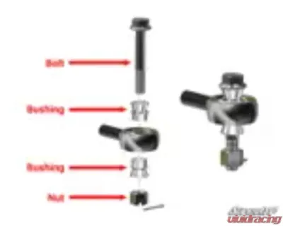 SuperATV Heavy-Duty Tie Rod Kit Can-Am Defender XTP 2018-2019 - TRRA-CA-DEF-001