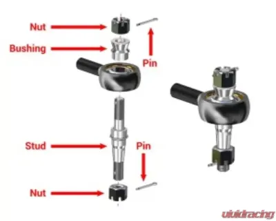 SuperATV Heavy Duty Tie Rod Kit Can-Am Maverick Trail 2018+ - TRRA-CA-T-14-ST-001