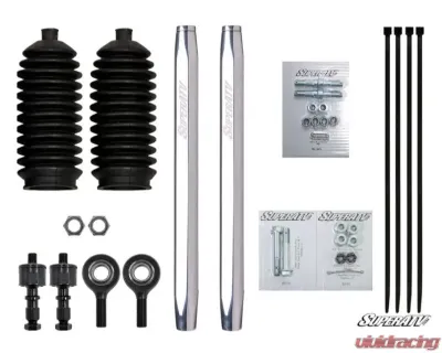 SuperATV Billet Aluminum Hex Tie Rod Kit Polaris RZR XP Turbo 2016+ - TRRA-P-RZR1K-B