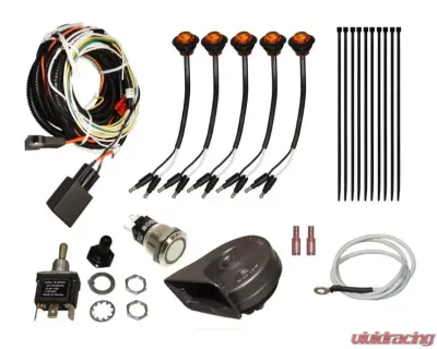 SuperATV Plug & Play Turn Signal Kit Kawasaki Mule Pro 2015+ - TSK-K-FXT-001